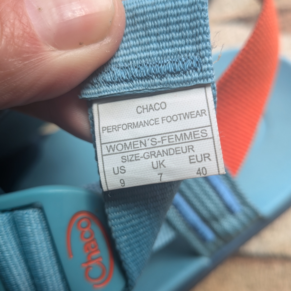 Women's Chaco Clog Sandals, Size 9 - Picture 2 of 6